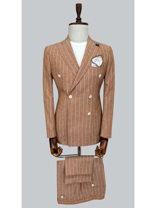 SUIT SARTORIA ÇİZGİLİ KETEN TAKIM 2001/24