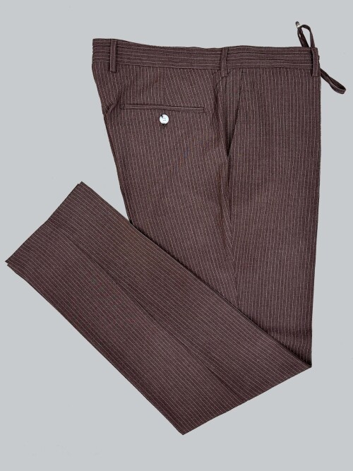 SUIT SARTORIA STRIPED BROWN SPORTS SUIT 2001/30