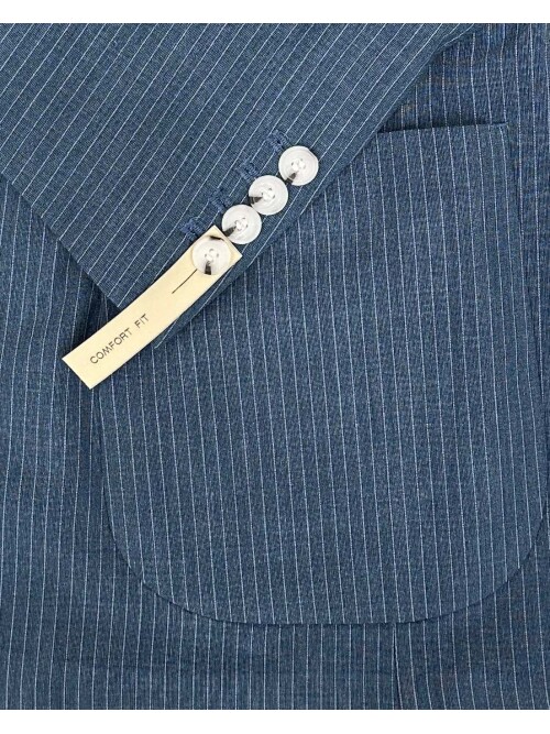SUIT SARTORIA STRIPED BLUE SPORTS SUIT 2001/30