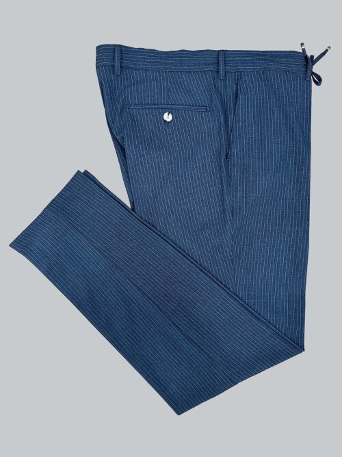 SUIT SARTORIA STRIPED BLUE SPORTS SUIT 2001/30