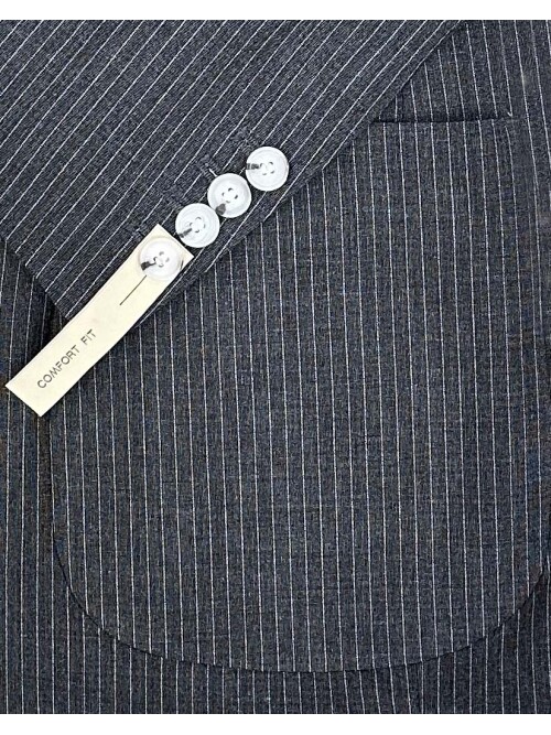 SUIT SARTORIA STRIPED BLACK SPORTS SUIT 2001/30