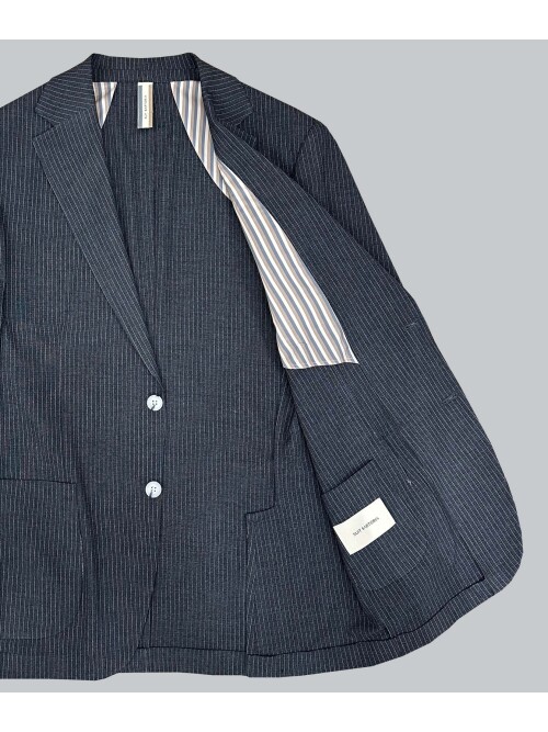 SUIT SARTORIA STRIPED BLACK SPORTS SUIT 2001/30