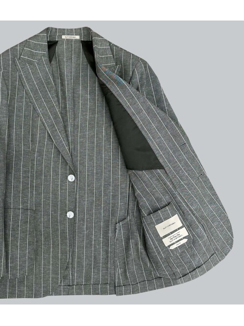 SUIT SARTORIA ÇİZGİLİ YEŞİL KETEN CEKET 4599