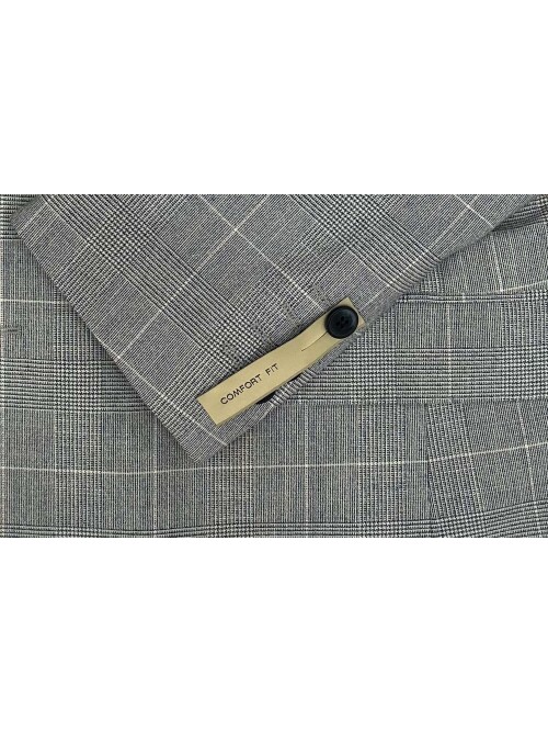 SUIT SARTORIA PLAID BLUE JACKET 4611