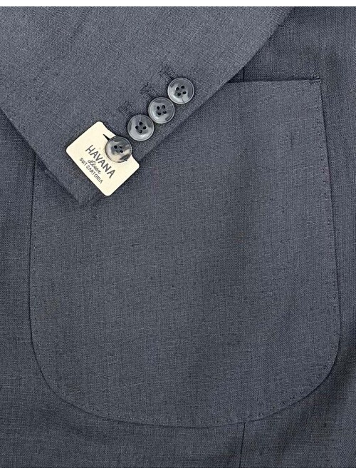 SUIT SARTORIA KOYU GRİ KETEN TAKIM 2584