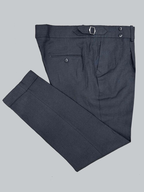 SUIT SARTORIA KOYU GRİ KETEN TAKIM 2584