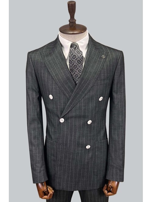 SUIT SARTORIA KOYU GRİ KRUVAZE TAKIM ELBİSE 2815