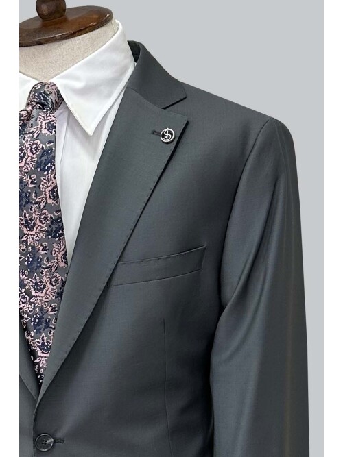 SUIT SARTORIA KOYU GRİ YÜN TAKIM ELBİSE 2001/01