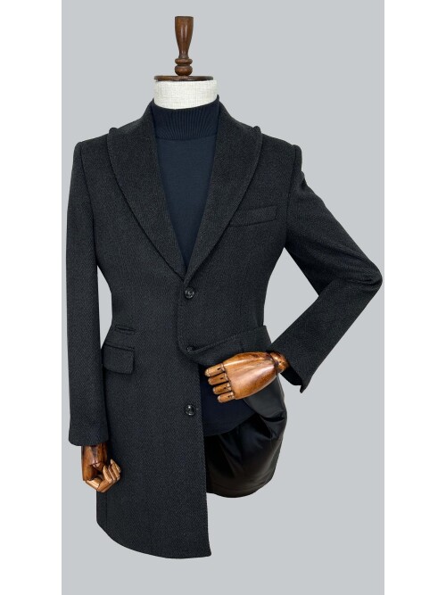 SUIT SARTORIA KOYU GRİ YÜNLÜ KABAN 8147