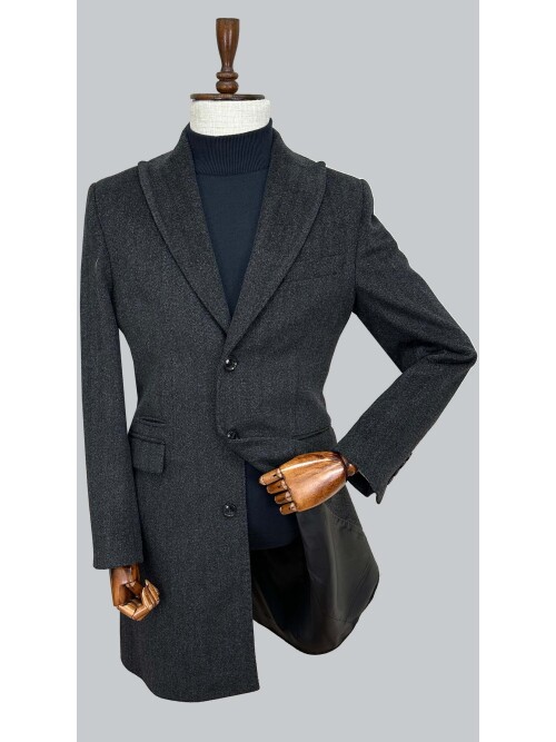SUIT SARTORIA KOYU GRİ YÜNLÜ KABAN 8147
