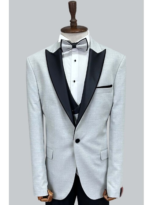 SUIT SARTORIA GREY BIG SIZE TUXEDO 5539