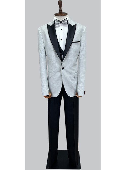 SUIT SARTORIA GREY BIG SIZE TUXEDO 5539