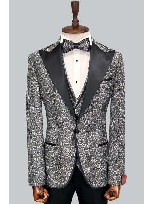 SUIT SARTORIA GRİ DESENLİ DAMATLIK 5656