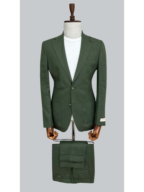 SUIT SARTORIA KHAKI LINEN SUIT 2000/73