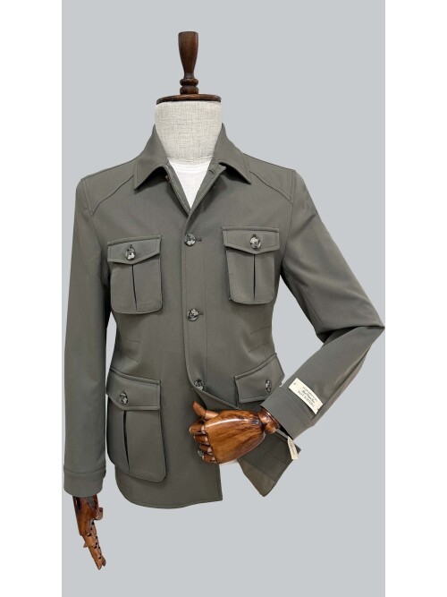 SUIT SARTORIA HAKİ SPOR 4 CEPLİ CEKET 4513