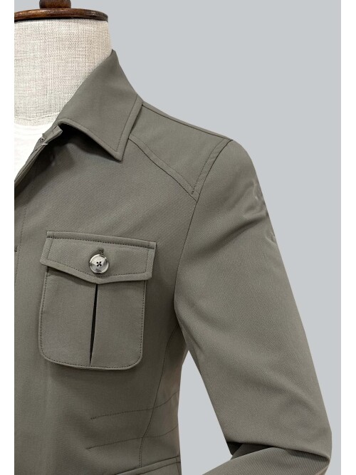 SUIT SARTORIA HAKİ SPOR 4 CEPLİ CEKET 4513