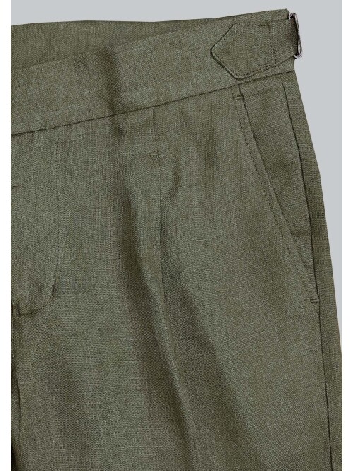 SUIT SARTORIA HAKİ KETEN PANTOLON 1155