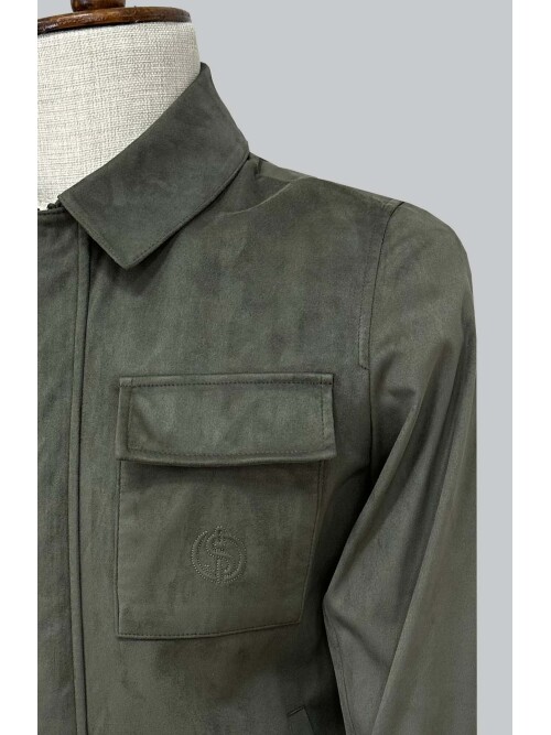 SUIT SARTORIA HAKİ SÜET CEKET 8505