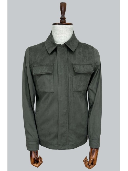 SUIT SARTORIA HAKİ SÜET CEKET 8505