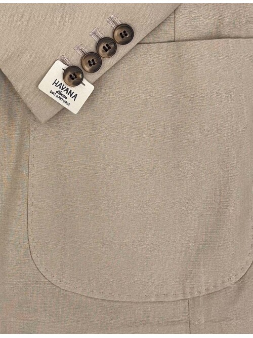 SUIT SARTORIA KETEN BEJ ŞORTLU TAKIM 2001/76