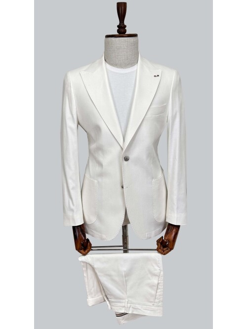 SUIT SARTORIA LINEN WHITE SHORTS SUIT 2001/76