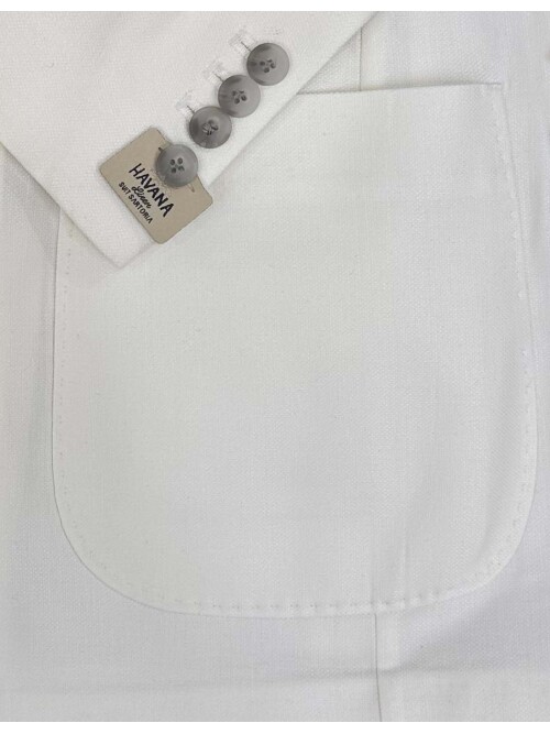 SUIT SARTORIA LINEN WHITE SHORTS SUIT 2001/76