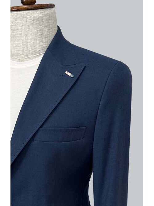 SUIT SARTORIA LINEN NAVY BLUE SHORTS SUIT 2001/76