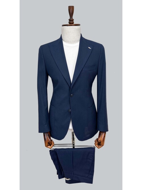 SUIT SARTORIA LINEN NAVY BLUE SHORTS SUIT 2001/76