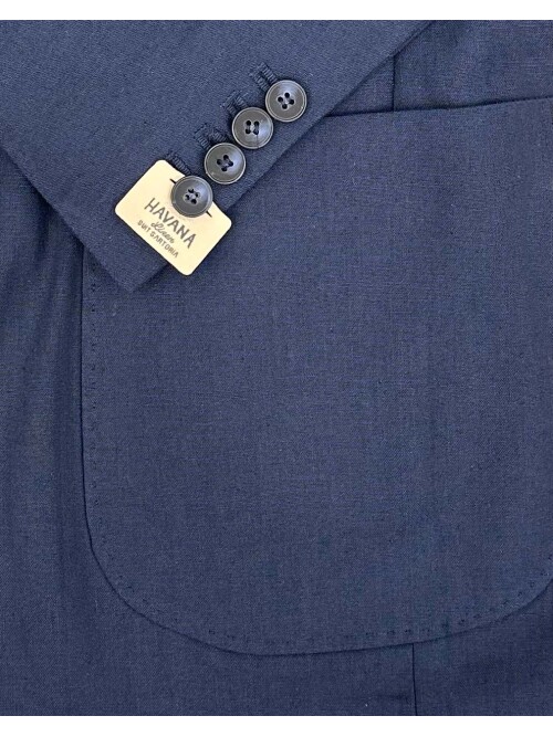 SUIT SARTORIA LINEN NAVY BLUE SHORTS SUIT 2001/76