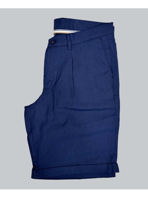 SUIT SARTORIA LINEN NAVY BLUE SHORTS SUIT 2001/76