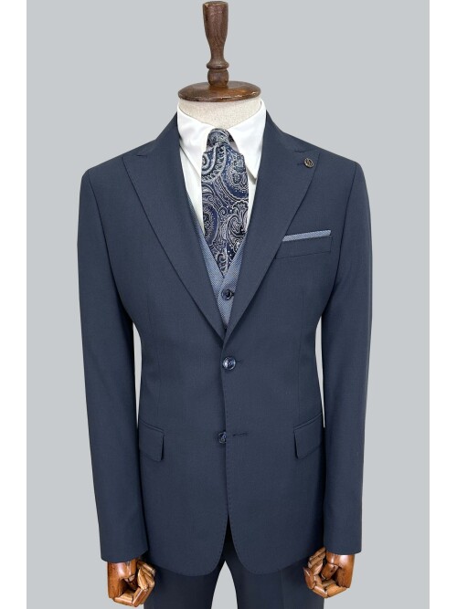 SUIT SARTORIA LACİVERT ÇİFT YÖNLÜ YELEKLİ TAKIM 2001/49