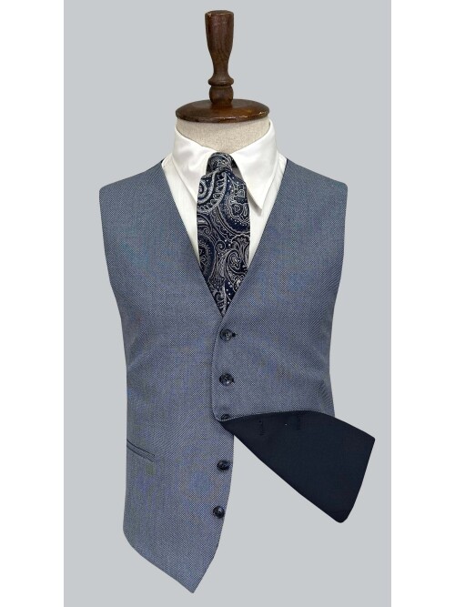 SUIT SARTORIA LACİVERT ÇİFT YÖNLÜ YELEKLİ TAKIM 2001/49