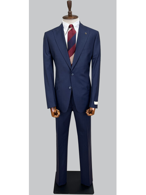 SUIT SARTORIA NAVY BLUE WOOL SUIT 2000/37