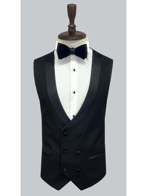 SUIT SARTORIA NAVY BLUE VELVET TUXEDO 5661
