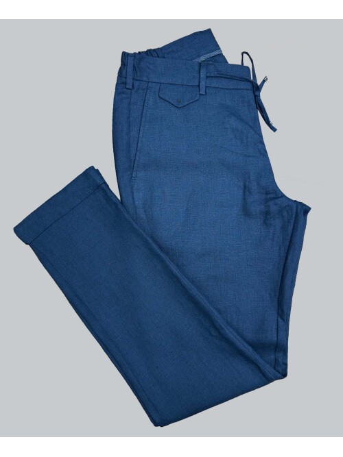 SUIT SARTORIA LACİVERT KETEN PANTOLON 1154