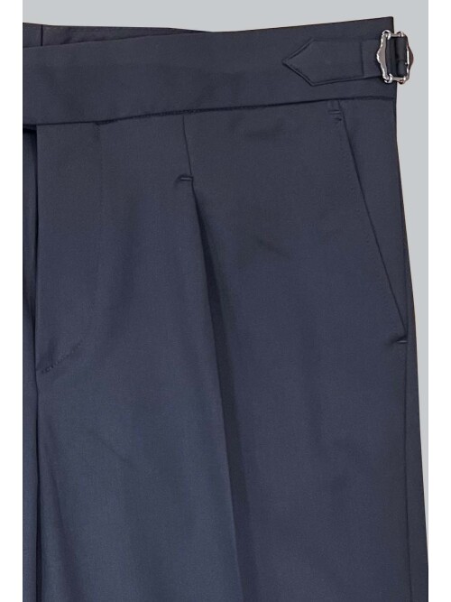 SUIT SARTORIA NAVY BLUE SINGLE PLEATED TROUSERS 1125