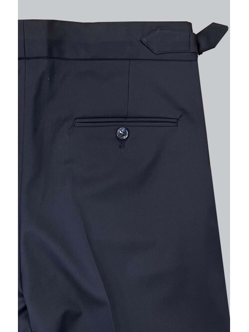 SUIT SARTORIA NAVY BLUE SINGLE PLEATED TROUSERS 1125