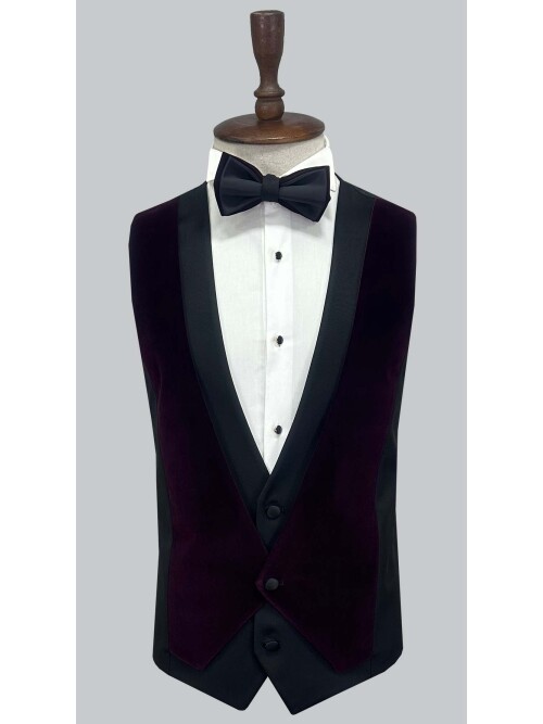 SUIT SARTORIA PURPLE VELVET TUXEDO 5663