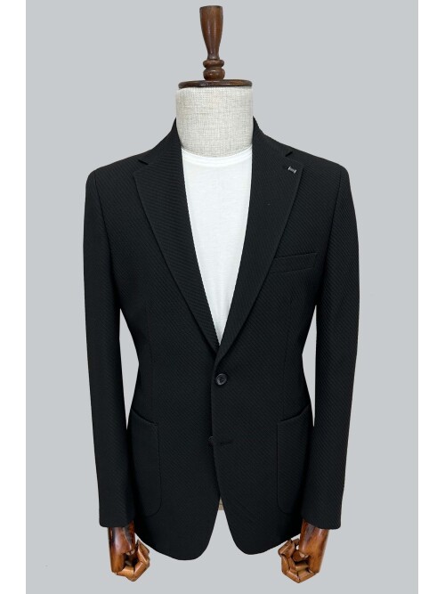 SUIT SARTORIA BLACK JACKET 4610