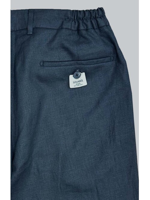 SUIT SARTORIA SİYAH KETEN PANTOLON 1154