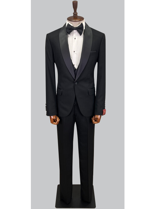 SUIT SARTORIA BLACK TUXEDO 5629