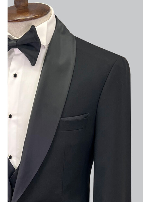 SUIT SARTORIA BLACK TUXEDO 5629