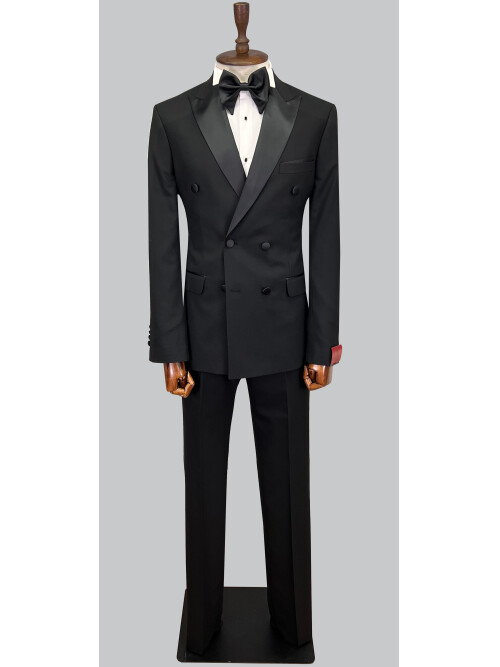 SUIT SARTORIA BLACK TUXEDO 5652