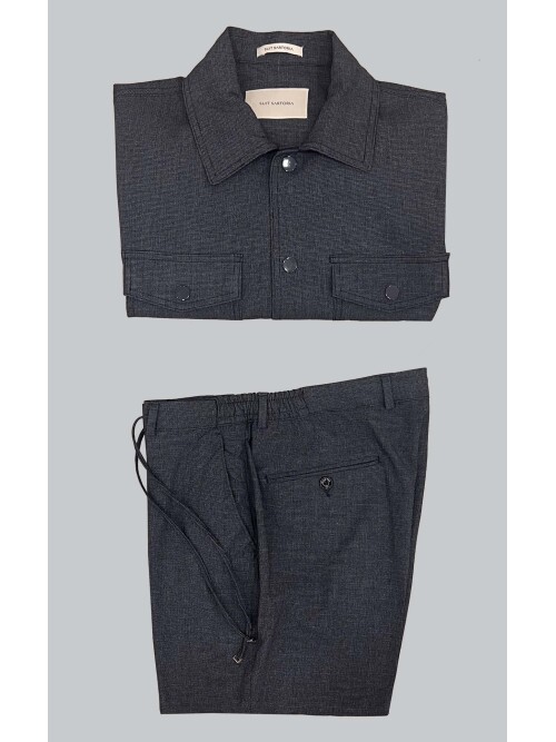 SUIT SARTORIA BLACK SPORT SUIT 2787