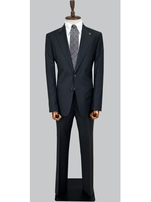 SUIT SARTORIA BLACK WOOL SUIT 2001/87