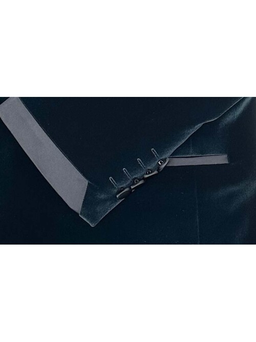 SUIT SARTORIA GREEN VELVET TUXEDO 5663