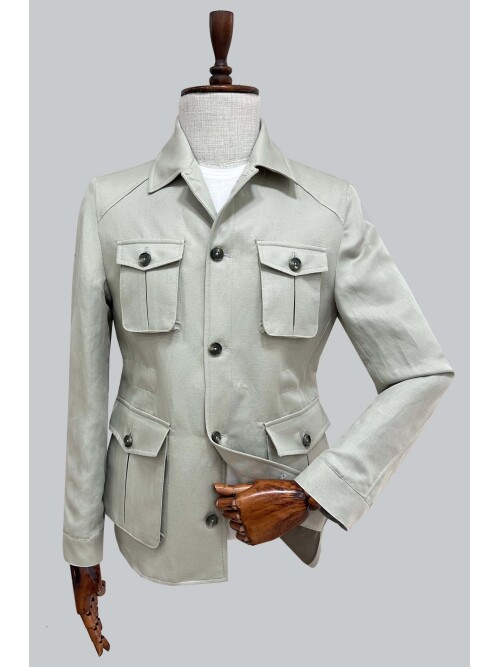 SUIT SARTORIA AÇIK YEŞİL SPOR 4 CEPLİ CEKET 4513