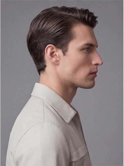 Bej Fermuarlı Performans Takım Elbise