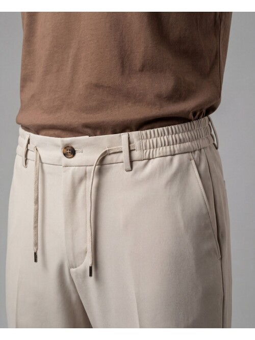 Beige Safari Pocket Mens Casual Suit – Comfort Fit Performance Model