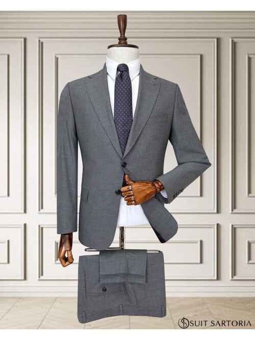 Grey 4 Drop Mens Suit